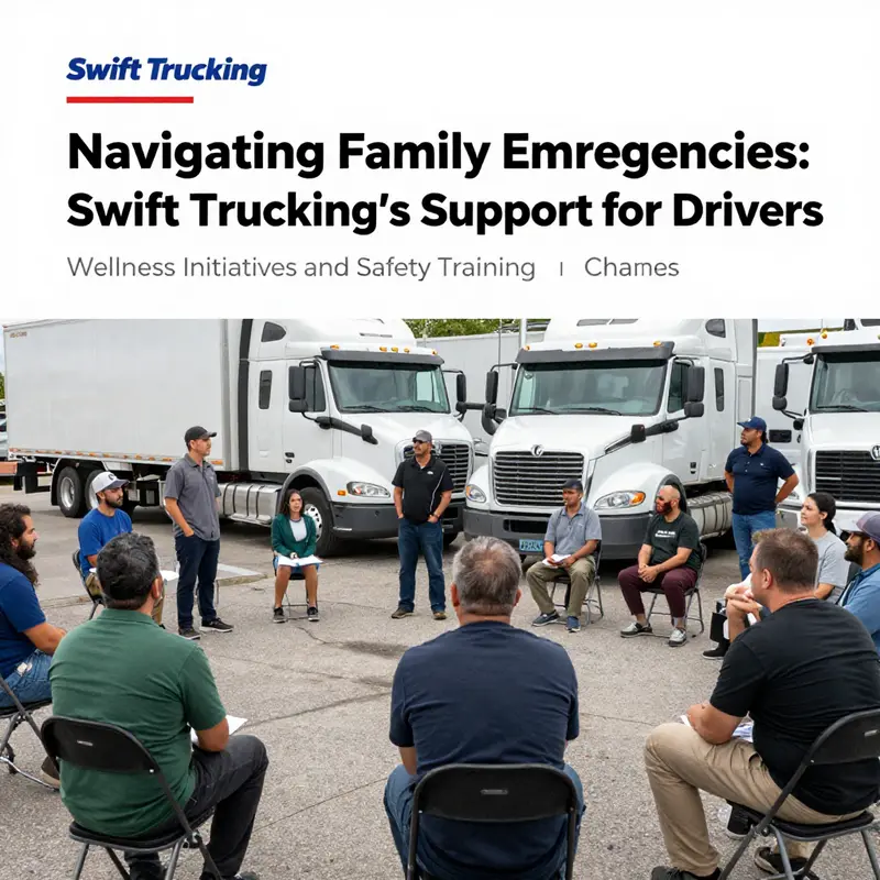 A truck driver in distress illustrating the relevance of emergency services.