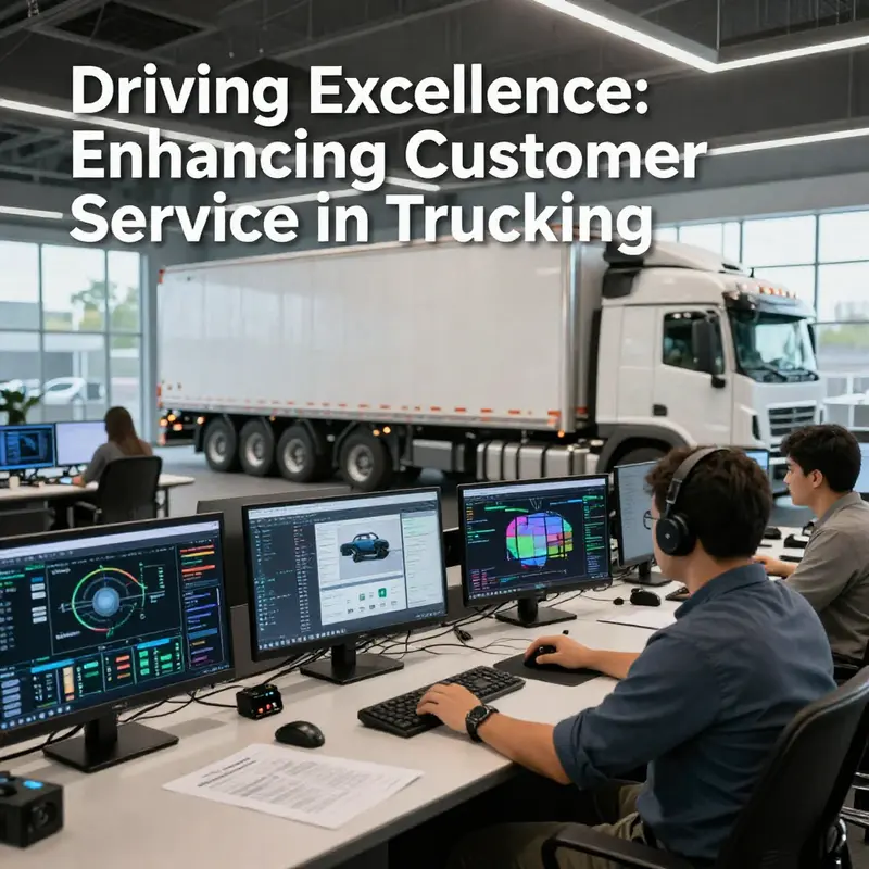 Real-time tracking empowers truck drivers and customers alike by providing transparency in shipment status and location.