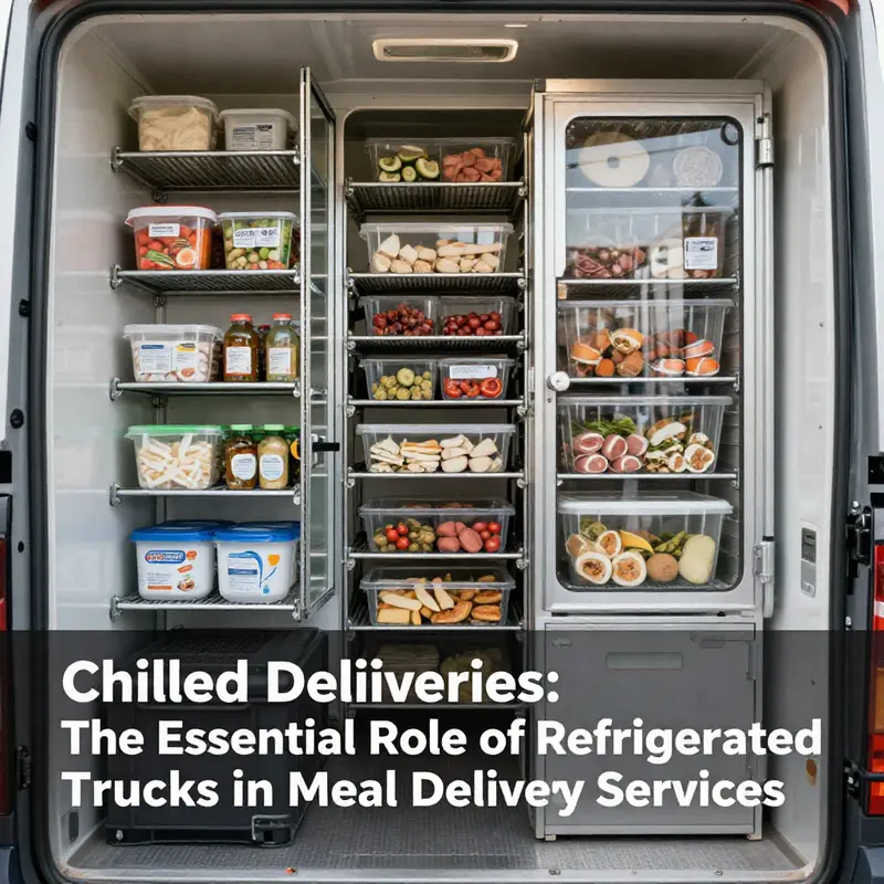 Refrigerated trucks play a vital role in preserving the freshness and safety of meals delivered to consumers.