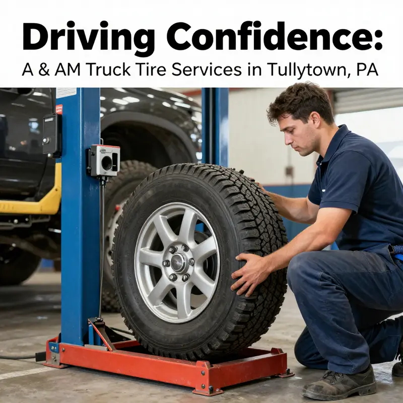 A view of A & M Truck Tire Services, your trusted partner for truck tire solutions in Tullytown, PA.