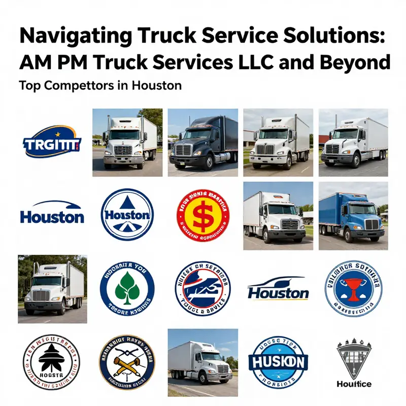 AM PM Truck Services LLC’s Houston location, a hub for truck maintenance and assistance.