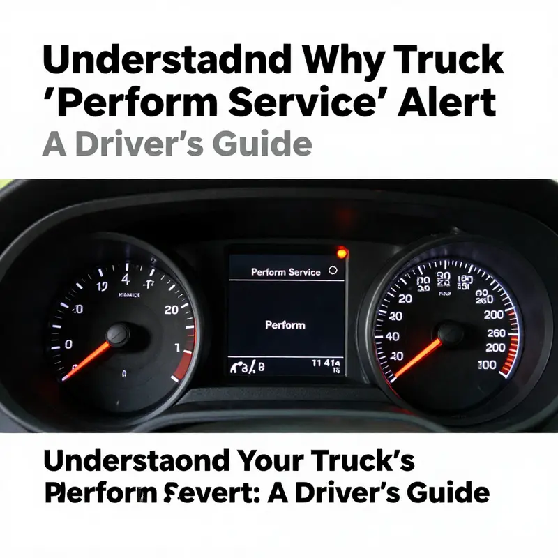 Dashboard alerts signal the need for routine maintenance.