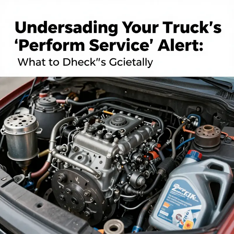 Dashboard alerts signal the need for routine maintenance.