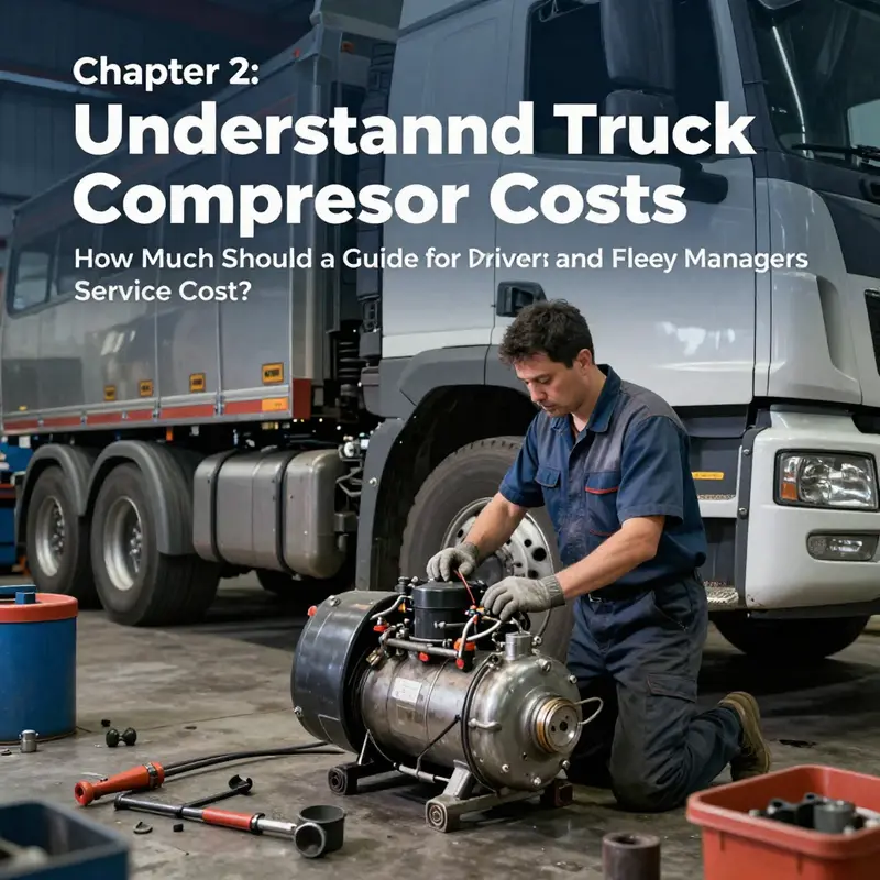 A variety of truck compressors showcasing different types and prices.