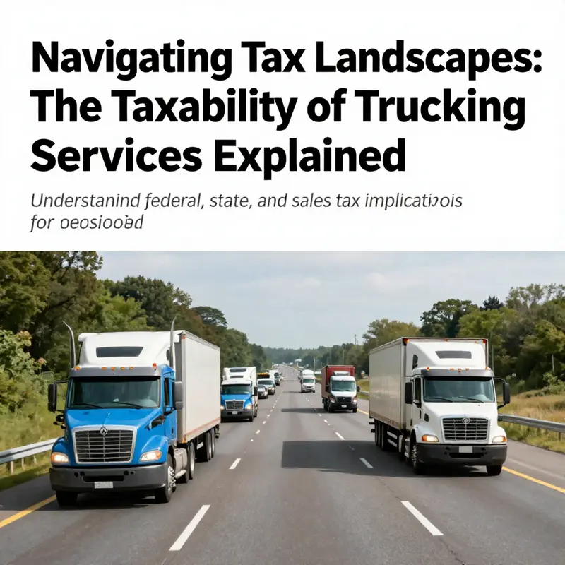 A highway scene showcasing several trucks in motion, signifying the extensive nature of the trucking industry.