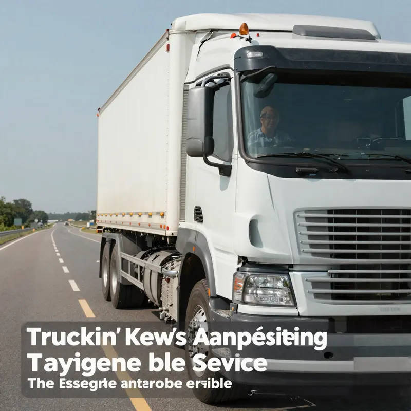 A long-haul truck driver exemplifying the essence of trucking services beyond tangible assets.