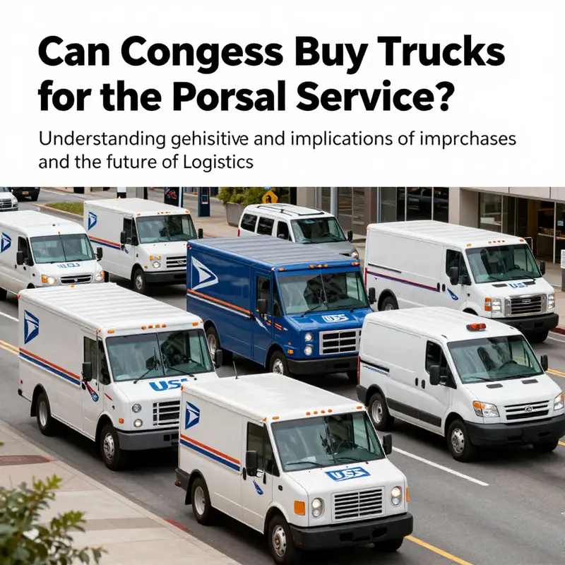 Various USPS delivery trucks, both traditional and electric, operating in an urban environment.