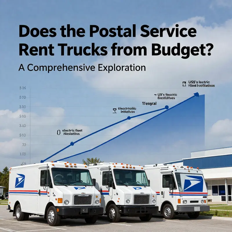 Examining the differences between USPS fleet usage and rental truck services like Budget.