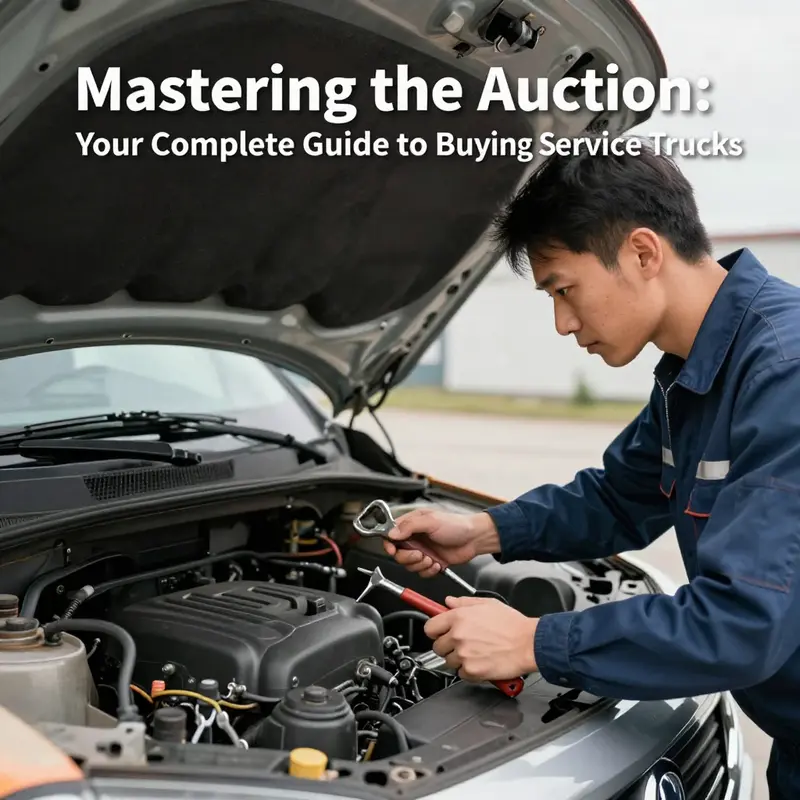 Thorough research and preparation are key steps in buying service trucks at auction.