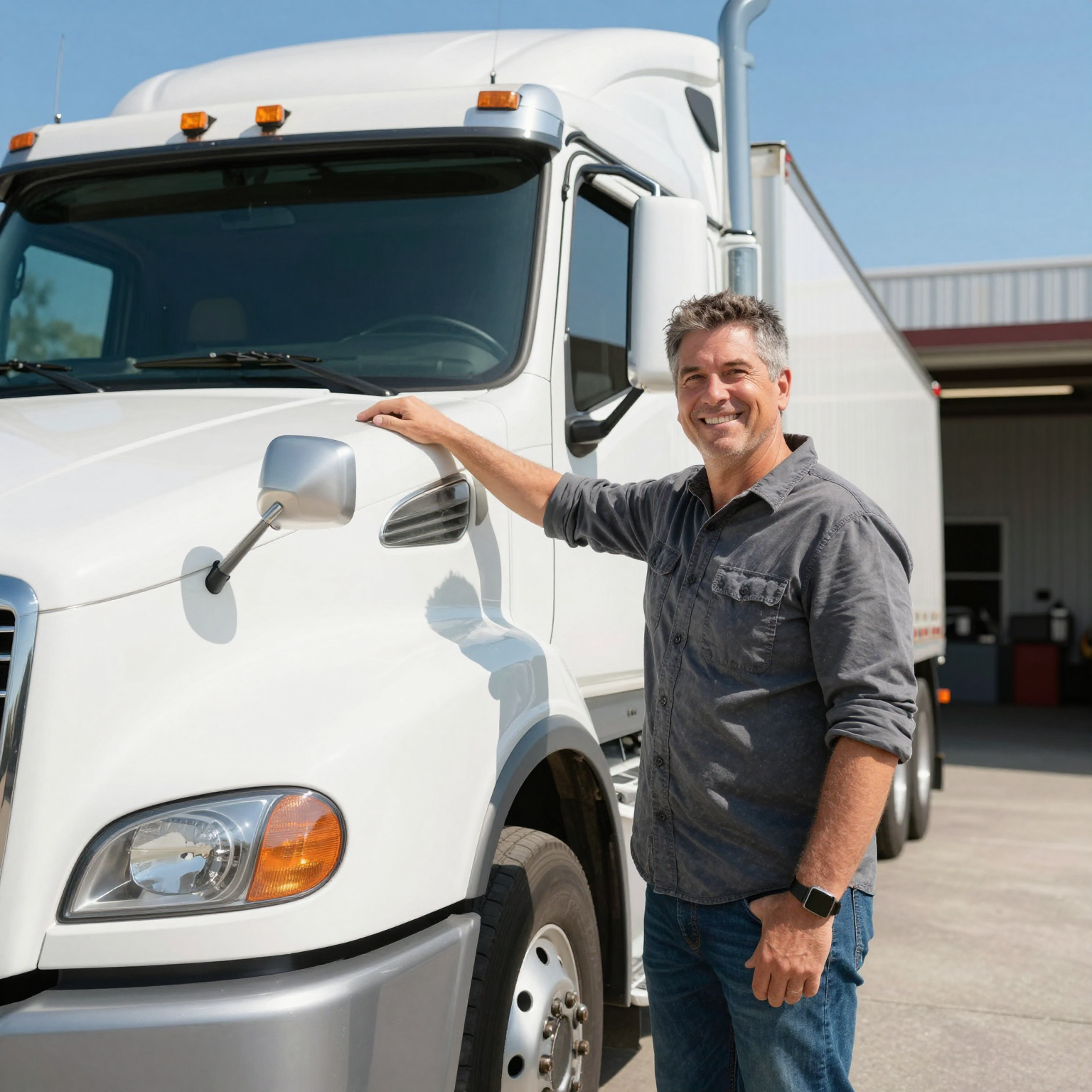 Truck Driver with Peace of Mind
