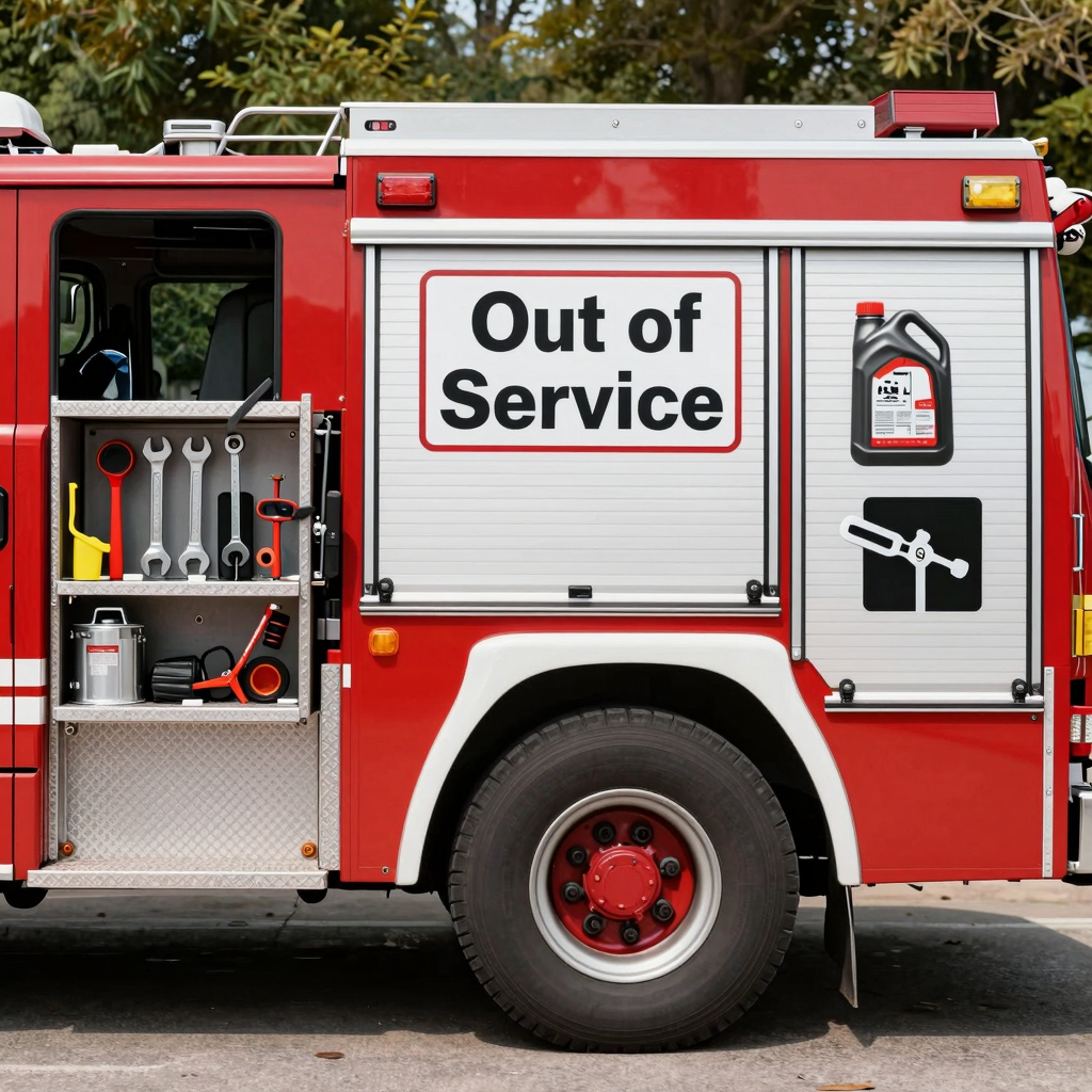 Fire Truck Out of Service