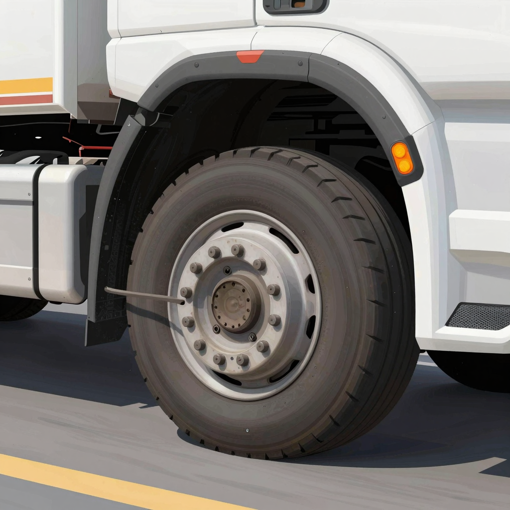 Illustration of truck service brakes