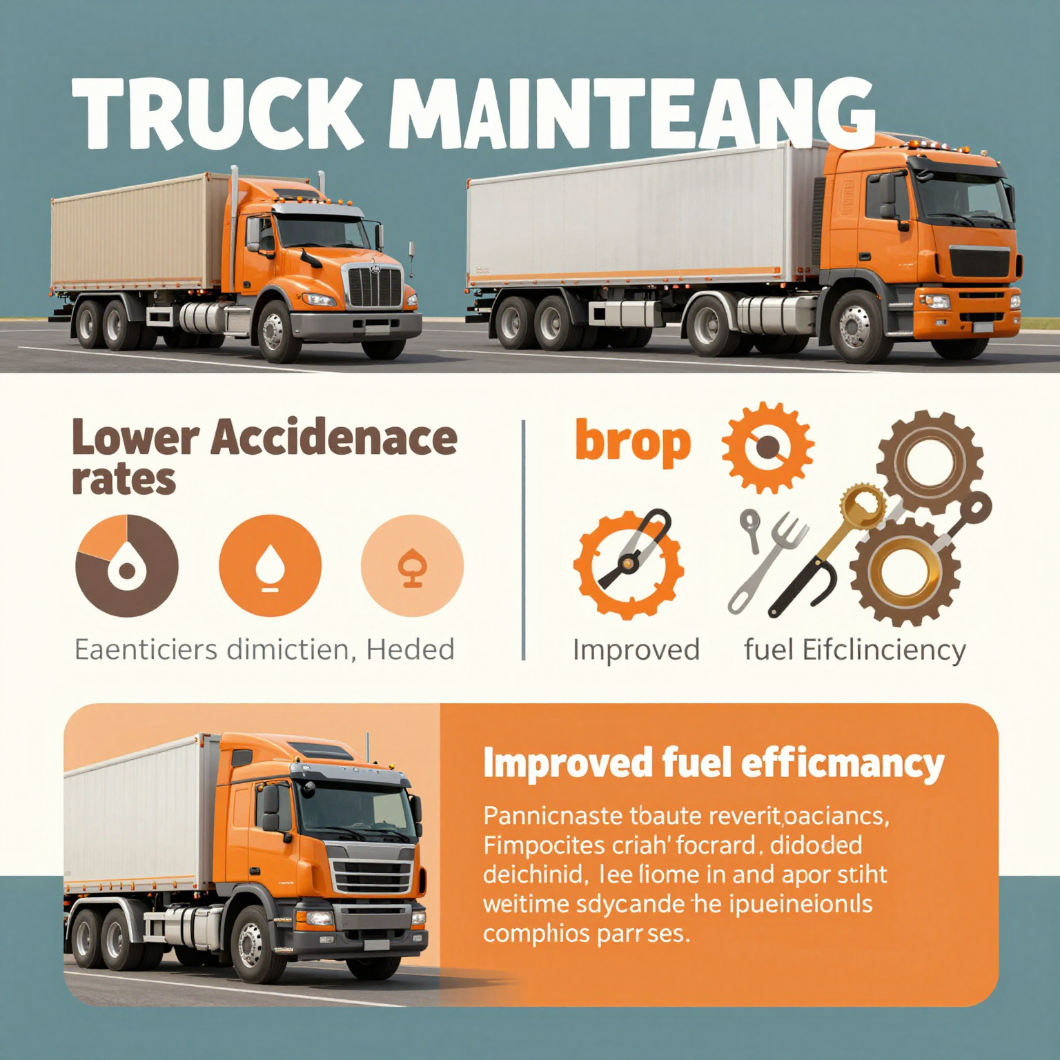 Truck Maintenance Infographic