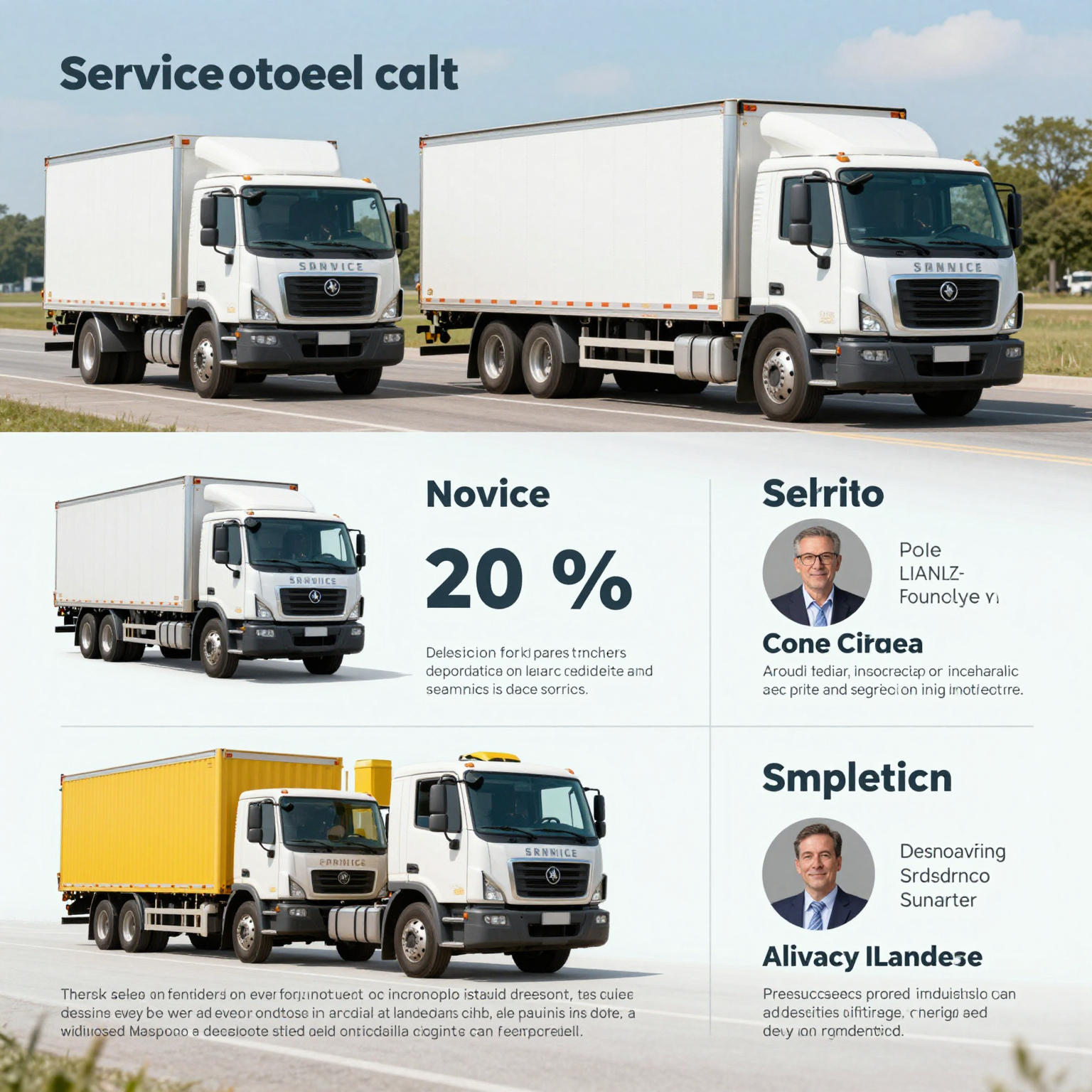 Service Trucks Infographic