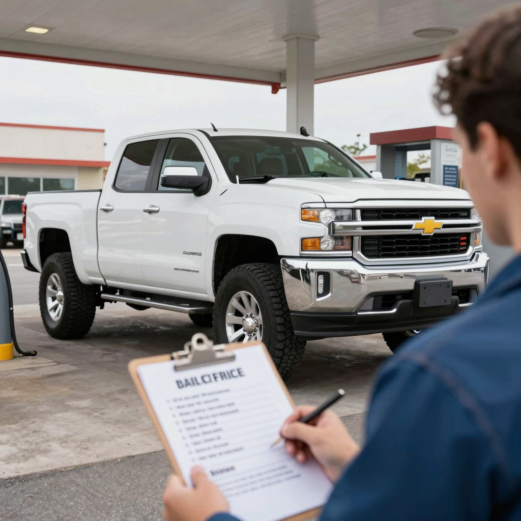 Lifted Chevy Truck Maintenance