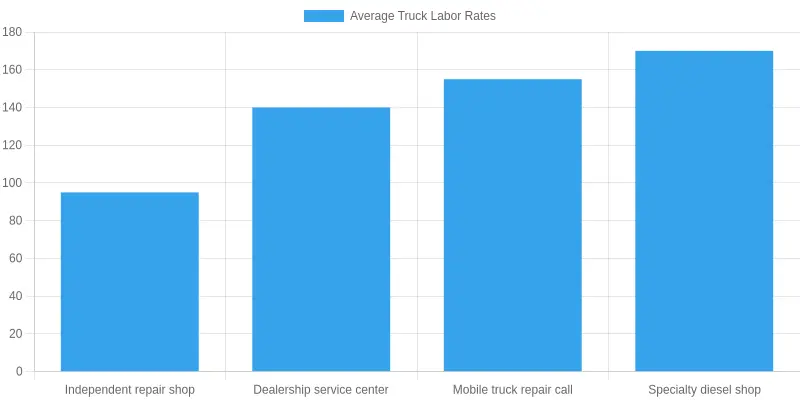 Average Truck Labor Rates by Facility Type