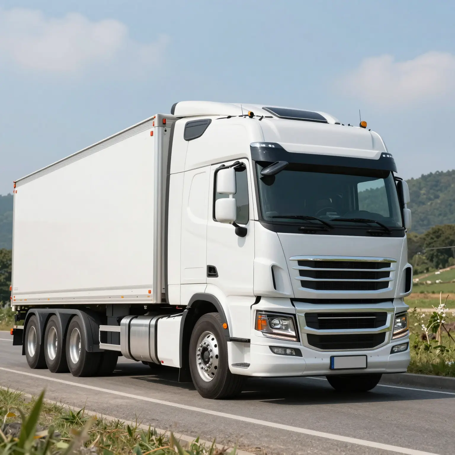 Custom-fit fairings on a truck
