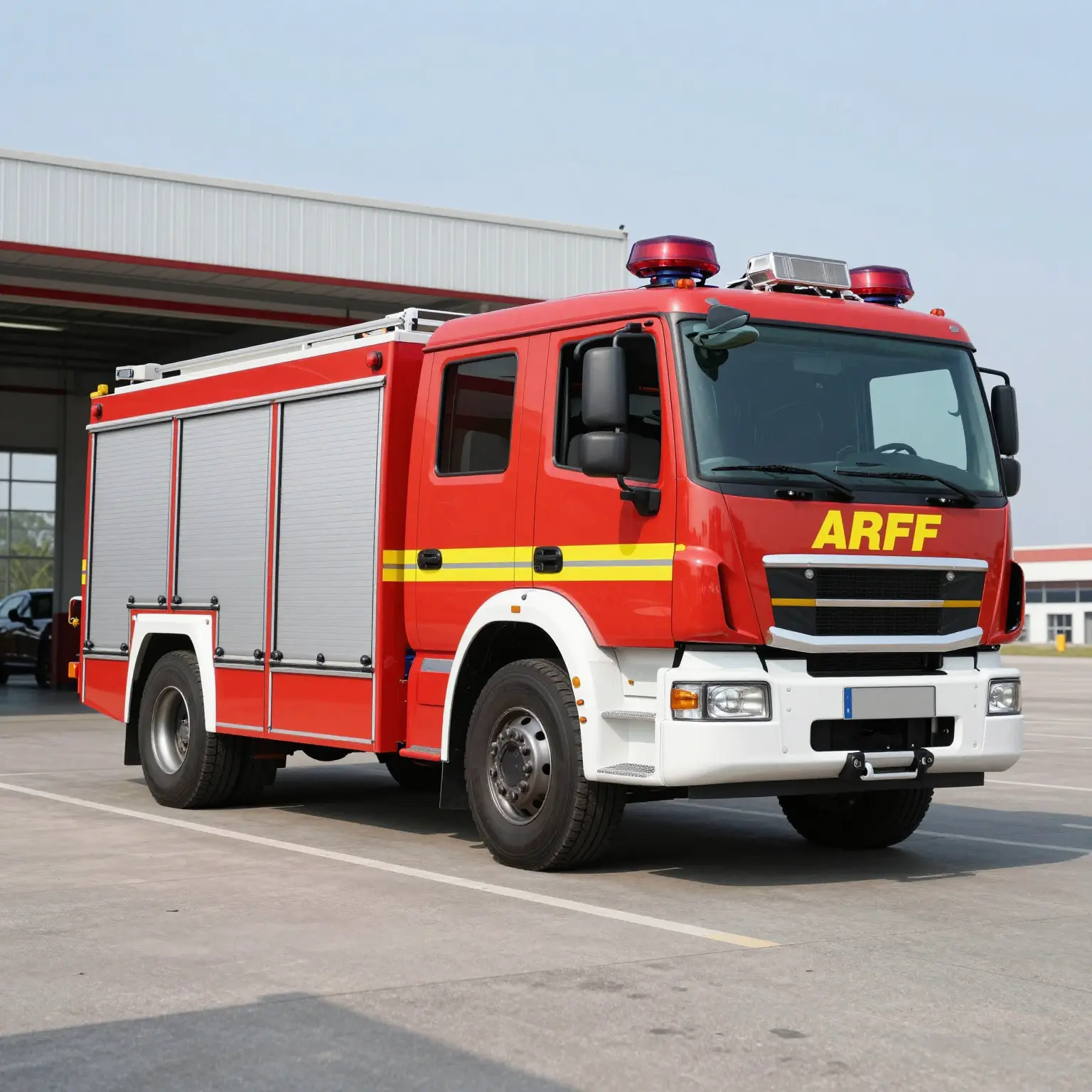 Modern ARFF Fire Truck