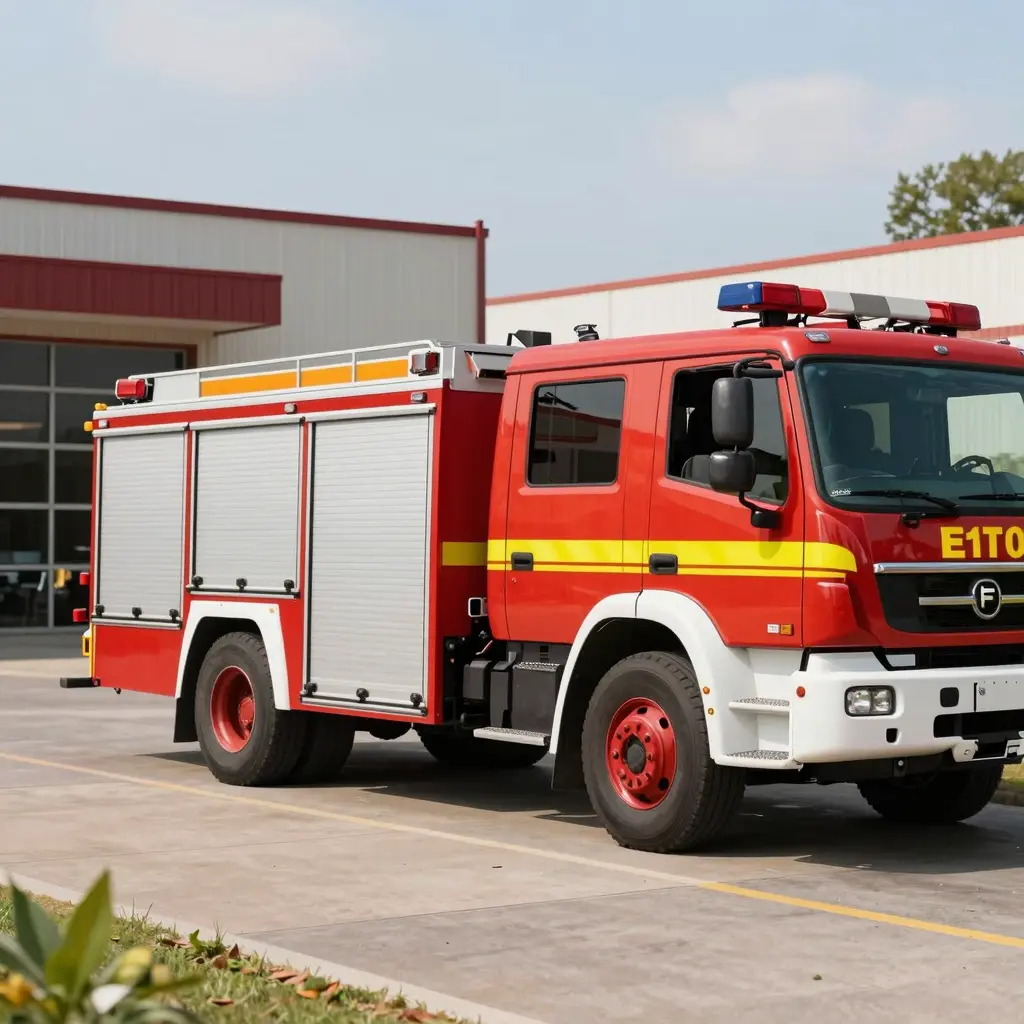 E1 Fire Trucks in Action