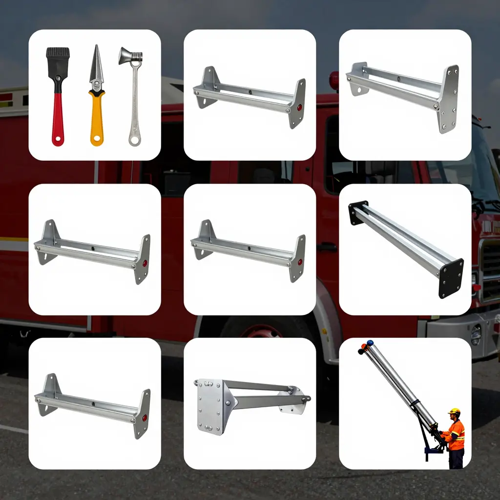 Installation Process of Ground Ladder Brackets