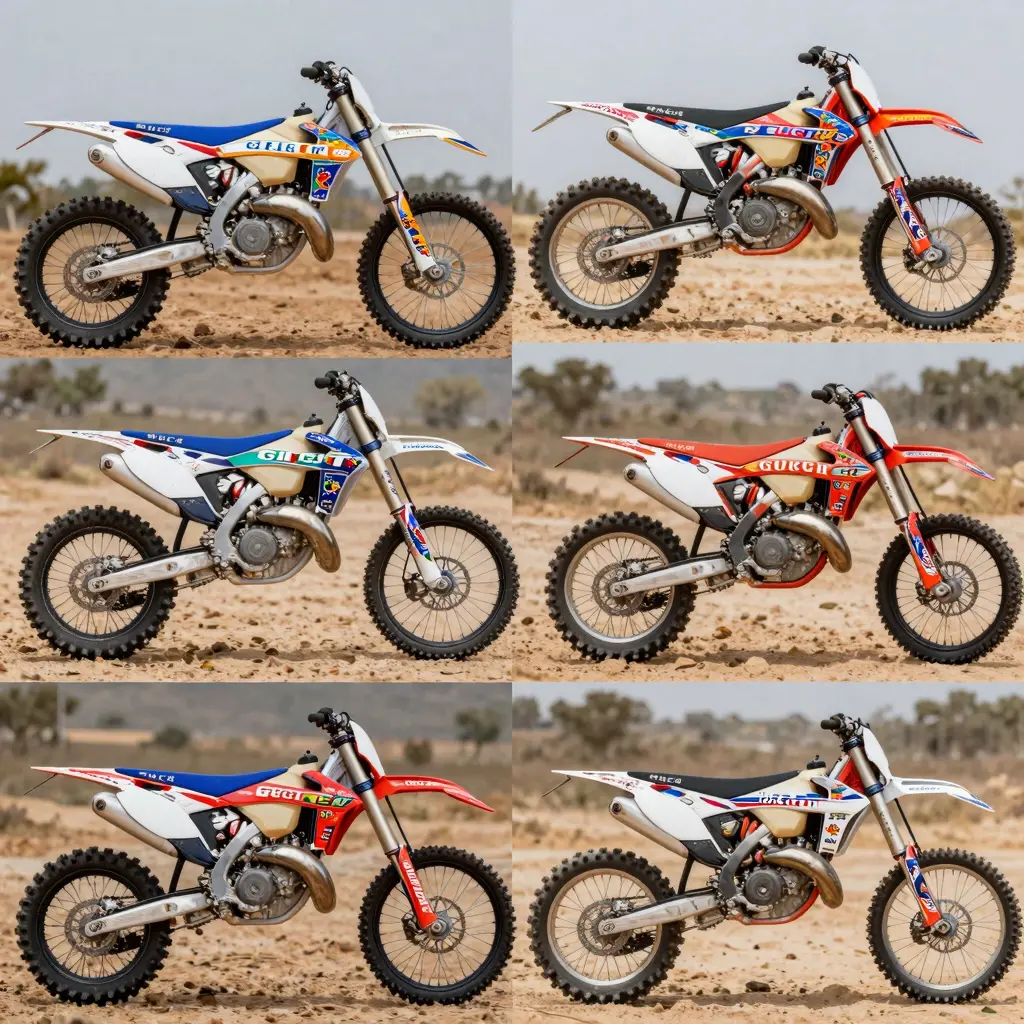 Gucci Dirt Bike Graphics Collage