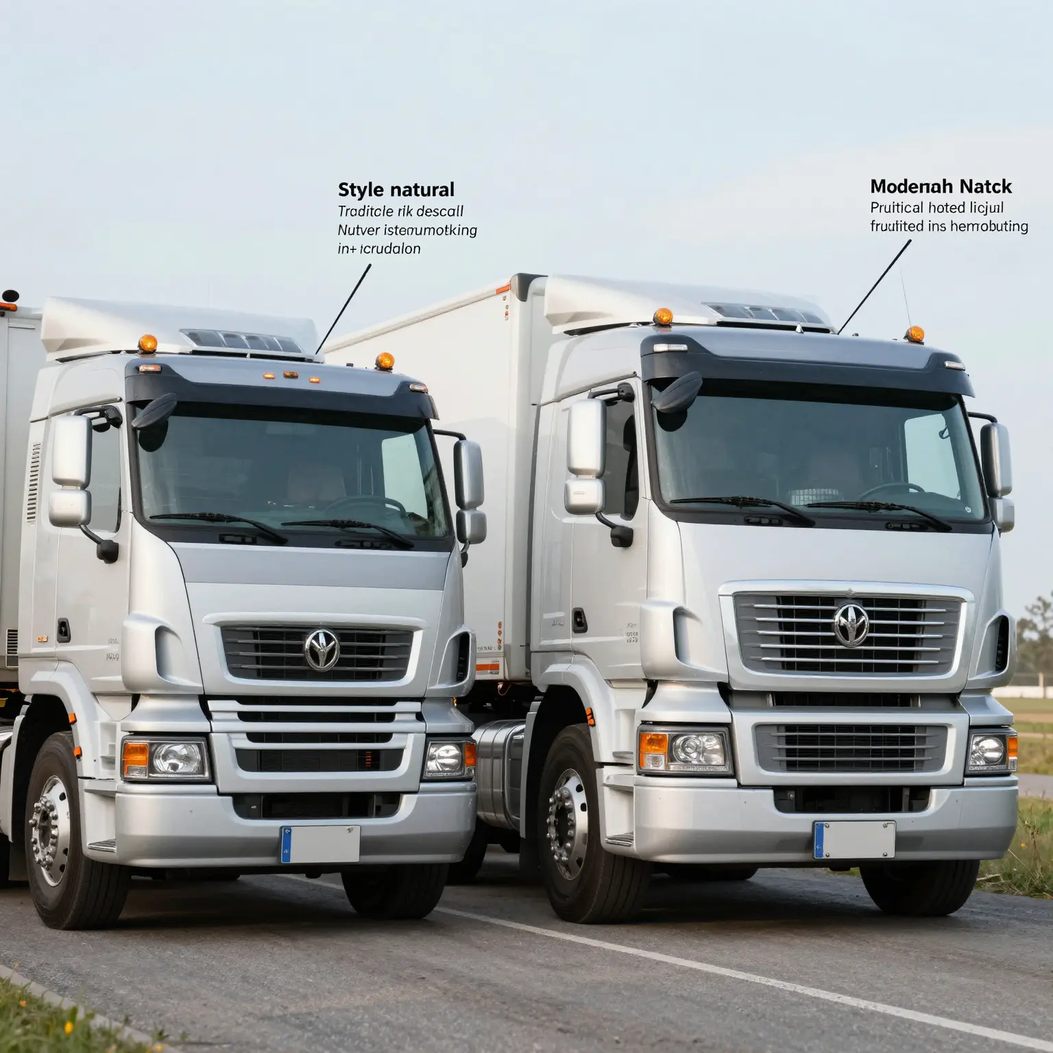 Comparison of Mack Truck Fairings