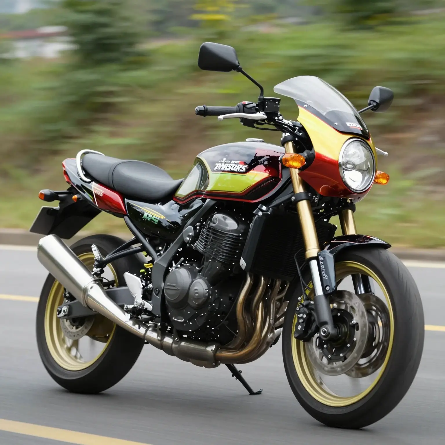 Kawasaki Z900RS with Bikini Fairing