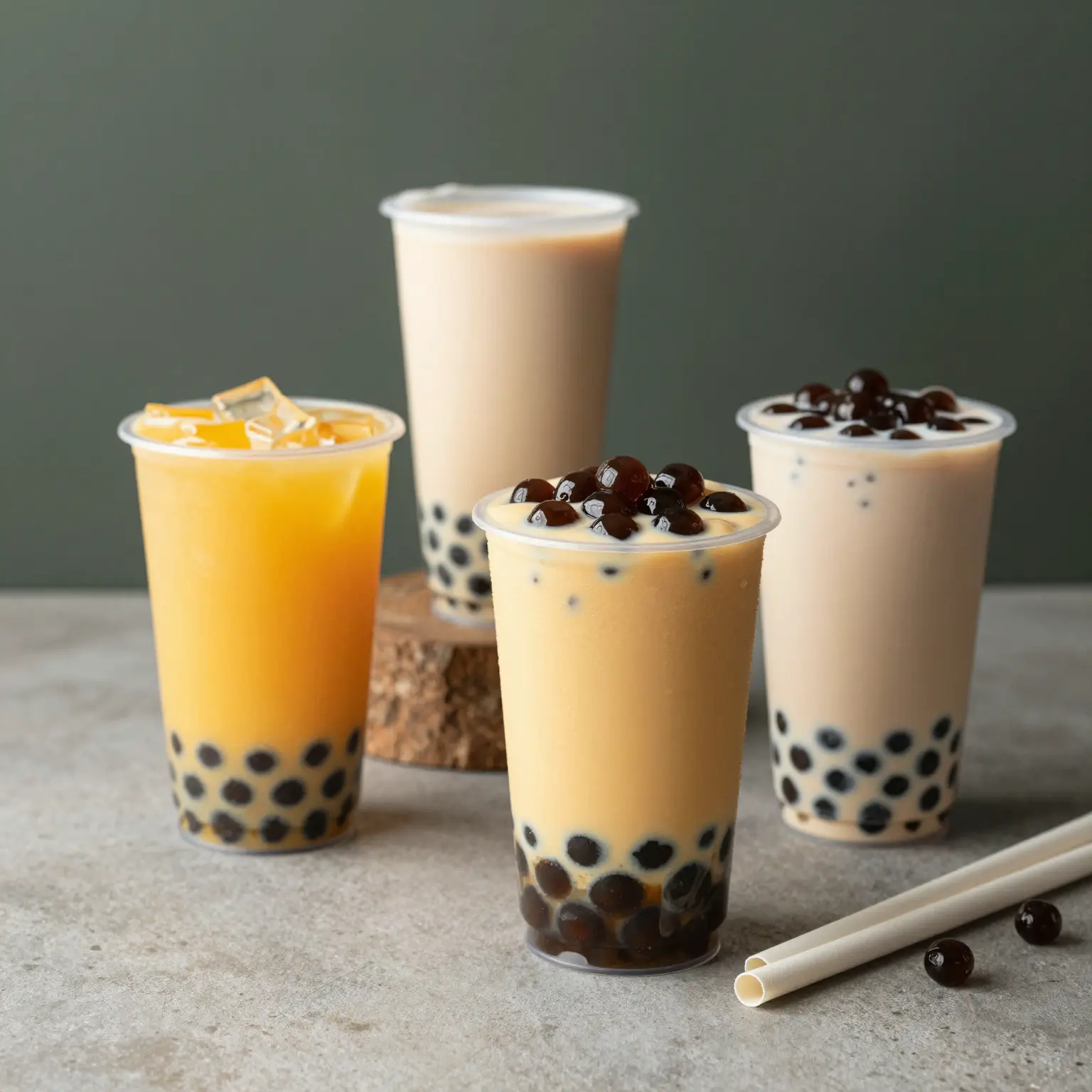 Bubble Tea in Eco-Friendly Containers