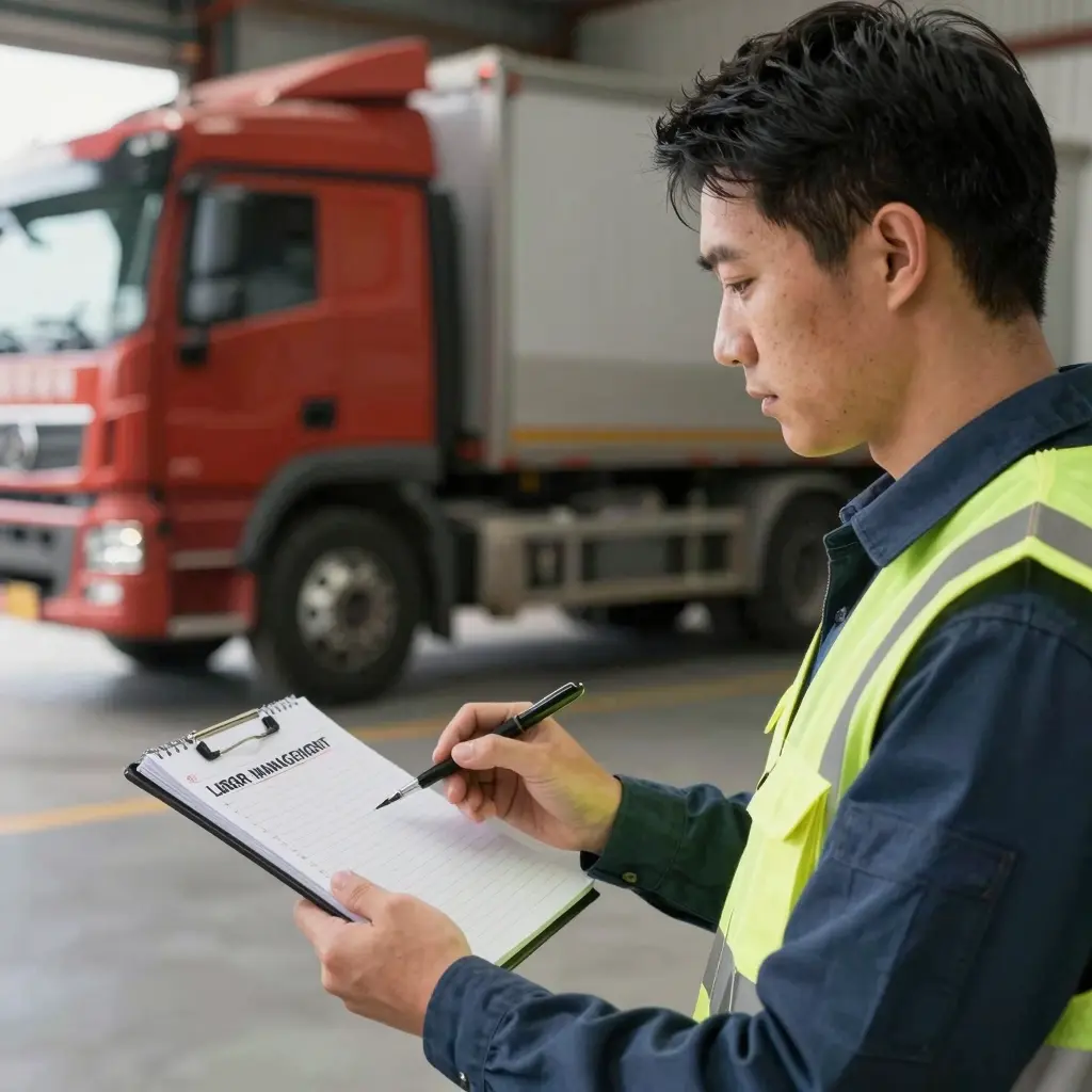 Truck Maintenance Expert Discussing Labor Budgeting