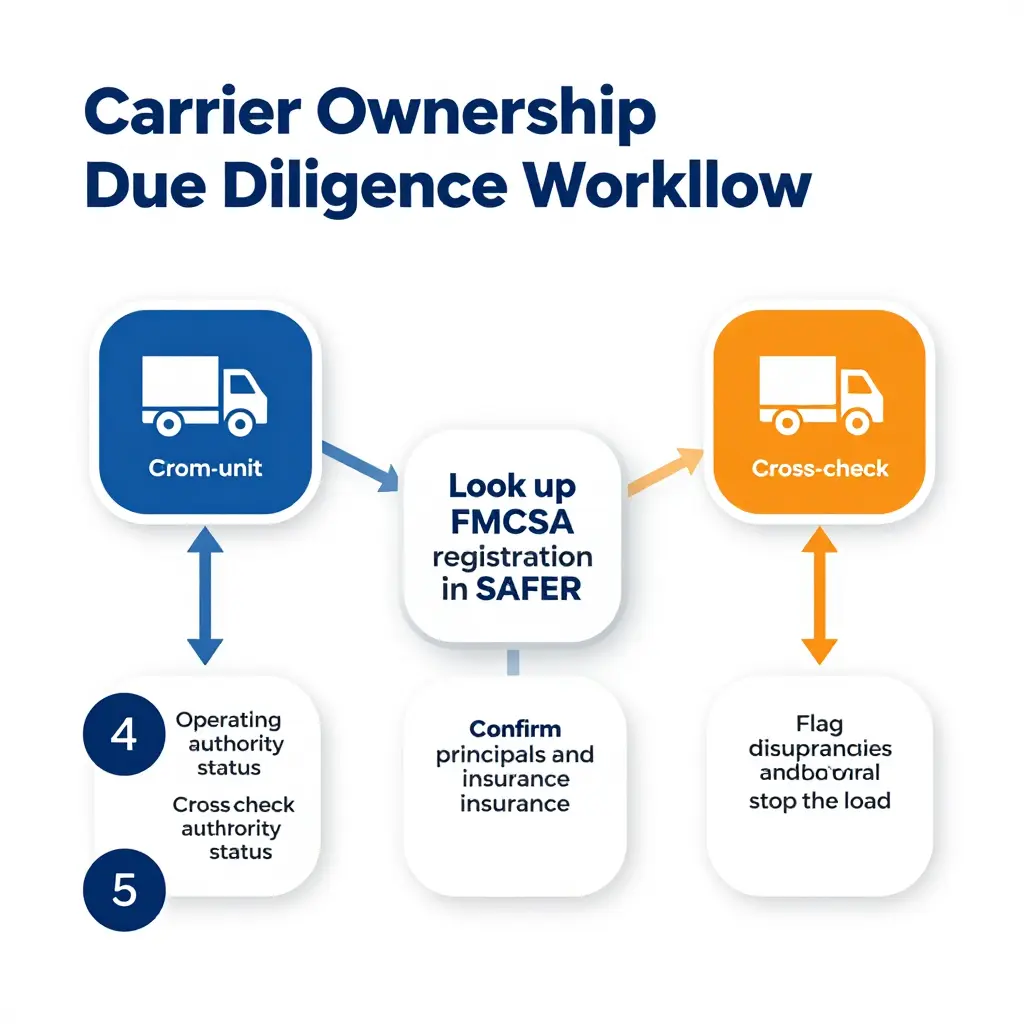 Carrier Ownership Due Diligence Workflow